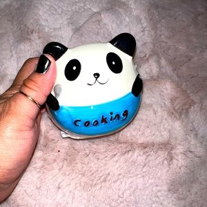 Small panda vase